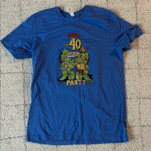 Blue Teenage Mutant Ninja Turtles Graphic T-Shirt